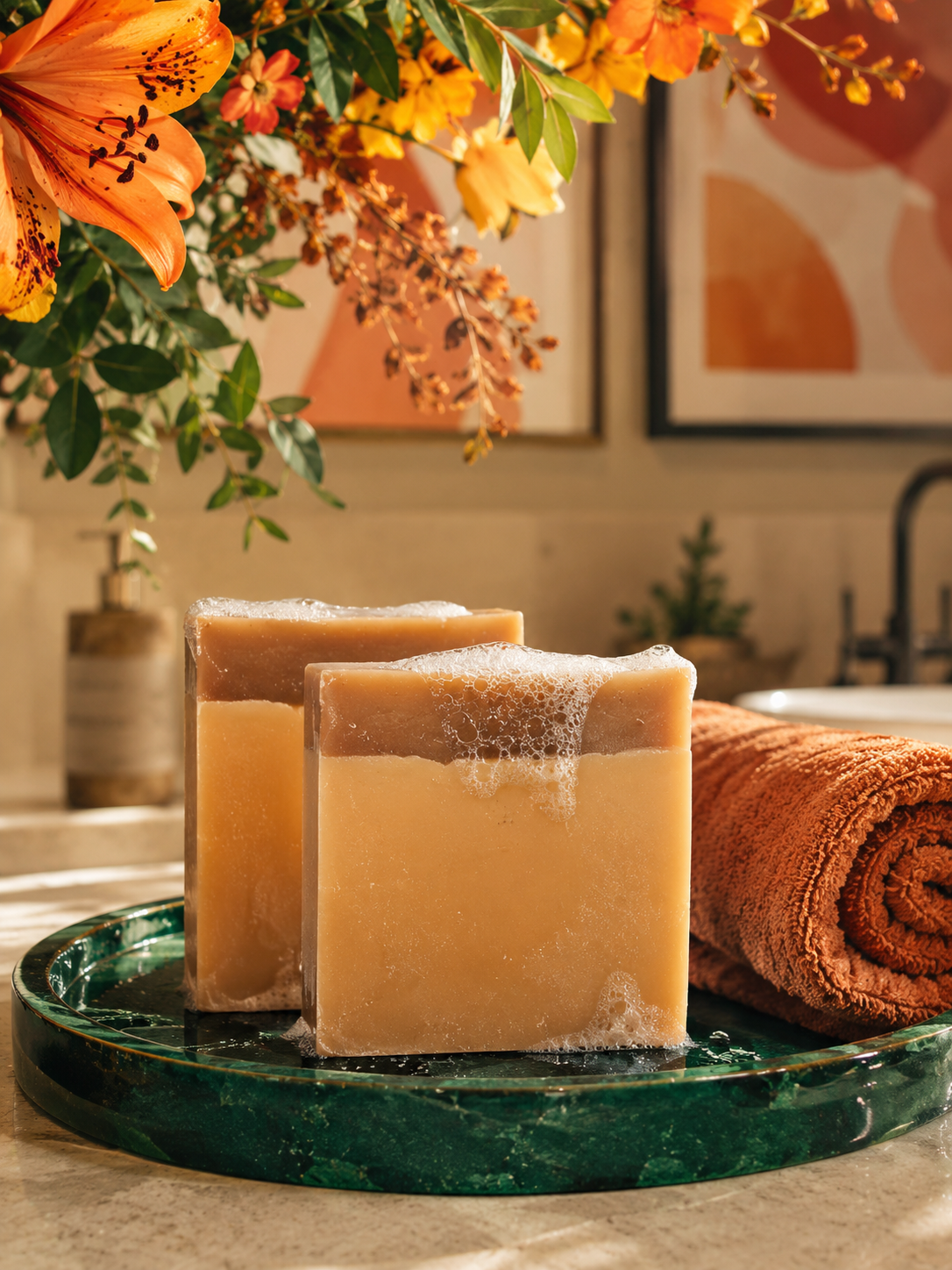 2 Sunshine Turmeric Bar Soap Bundle